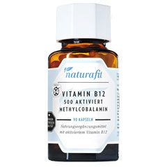 NATURAFIT Vitamin B12 500 μg aktiviert Kapseln
