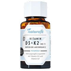 NATURAFIT Vitamin D3+K2 MK-7 superior absorb.Kaps.