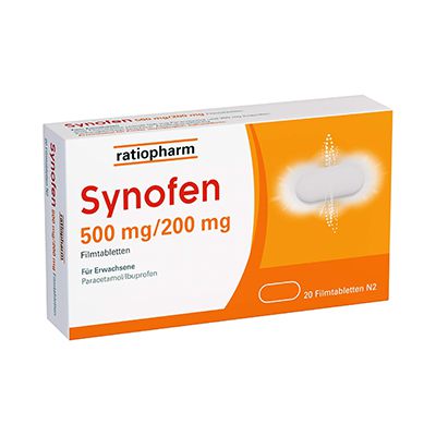 SYNOFEN 500 mg/200 mg Filmtabletten